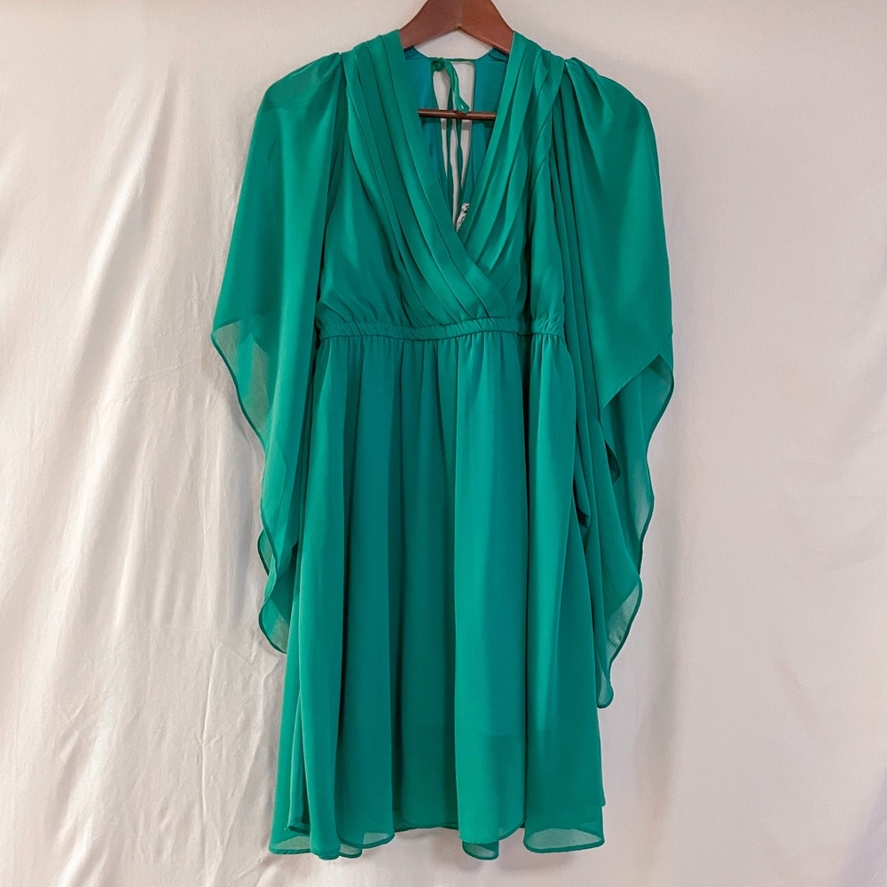 Double Zero flutter sleeve mini-dress